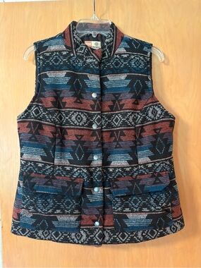 RuffHewn Southwestern Knit Tapestry Vest - Medium